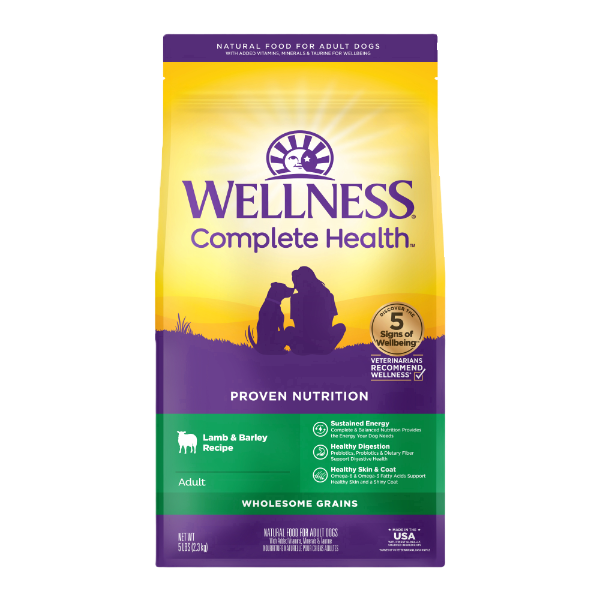 Wellness Complete Health Lamb & Barley Dry Dog Food